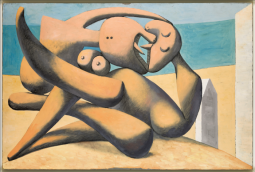 Pablo Picasso, Figures on the seashore, 1931, Oil on canvas, Musée National Picasso, Paris © Succession Pablo Picasso, VEGAP, Madrid 2023